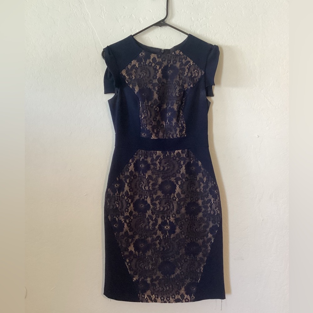 Adrianna papell lace dress